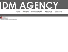 Tablet Screenshot of idmagency.com